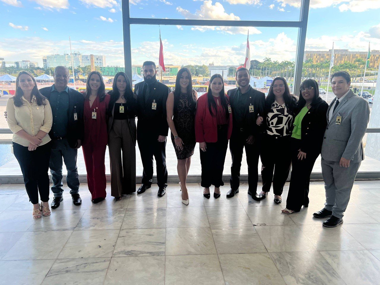 Equipe Vitorino & Freitas na Esplanada dos Ministérios em Brasília