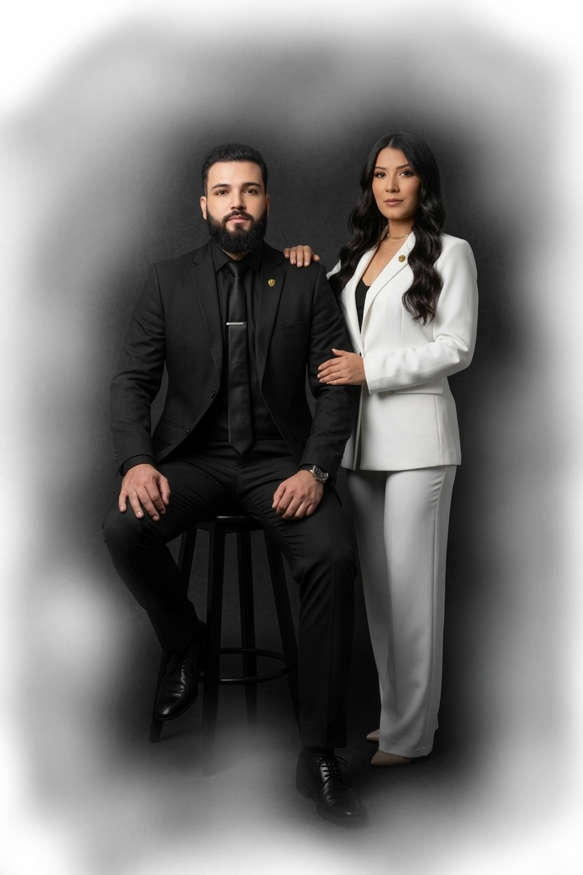 Guilherme Freitas e Erika Vitorino, fundadores da Vitorino & Freitas